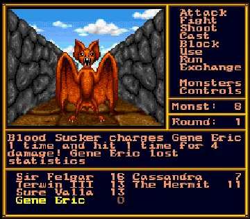 Might and Magic II (Europe) screen shot game playing